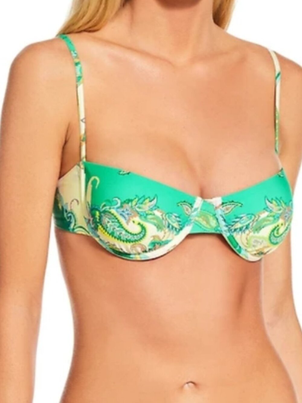 Gianni Bini Paisley Bikini Top – Multicolor – Size XS (NWT)